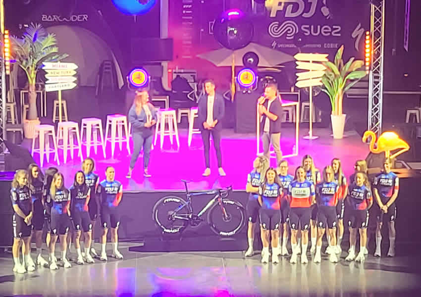 7 décembre 2024 : Randonnée, équipe féminine FDJ-SUEZ