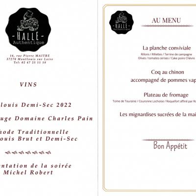 Repas de gala Menu2