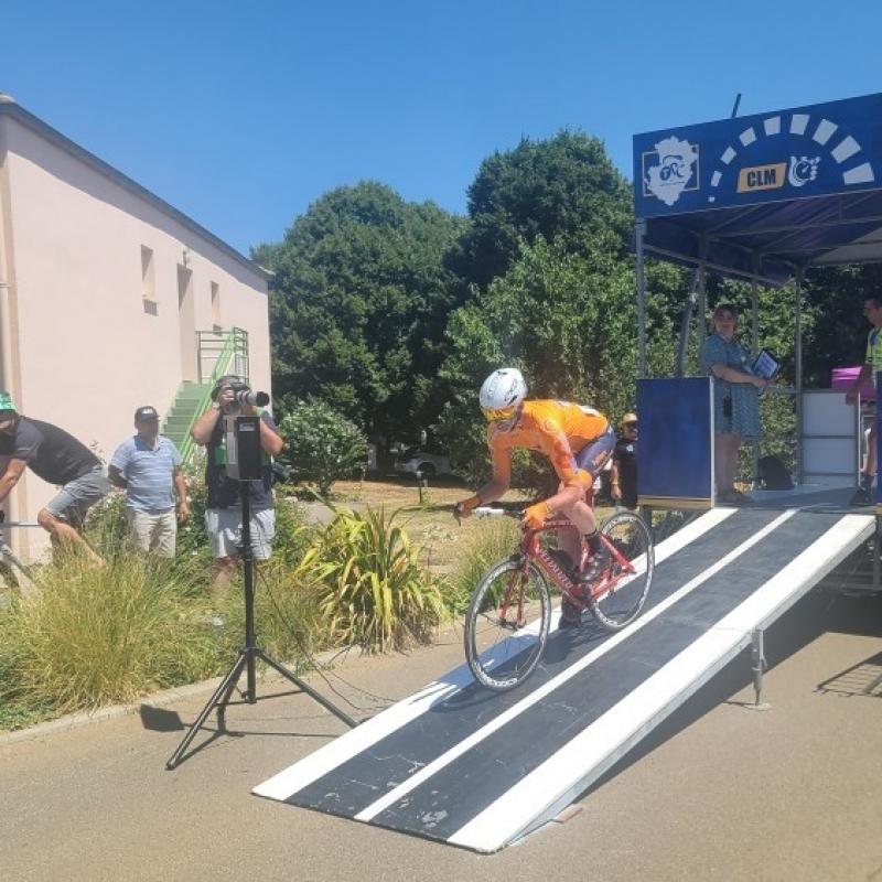 Benjamin au départ 1 Benj